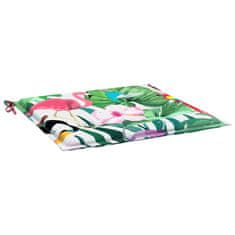 Vidaxl Blazine za vrtne stole 6 kosov večbarvne 40x40x4 cm tkanina
