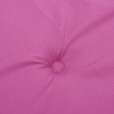 shumee Blazine za vrtne stole 2 kosa roza 40x40x3 cm tkanina