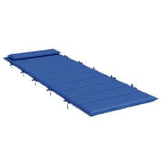Vidaxl Blazina za ležalnik kraljevsko modra 180x60x4 cm oxford tkanina