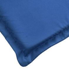Vidaxl Blazina za ležalnik kraljevsko modra 180x60x4 cm oxford tkanina