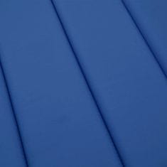 Vidaxl Blazina za ležalnik kraljevsko modra 180x60x4 cm oxford tkanina