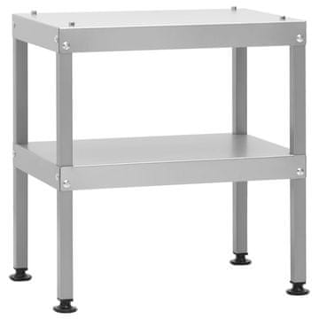 Vidaxl Miza za pečico za dimljenje 40x28x44,5 cm pocinkano jeklo