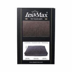 Lex & Max Karljevski Žamet Velvet - Kraljevska Pasja Postelja Grey 90x65 - Kraljevska Pasja Postelja