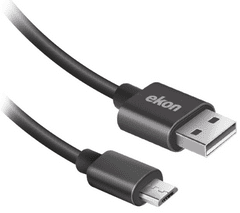 SBS kabel, USB, USB micro, 1,8 m, črn (ECITUSBMICR18MMK)