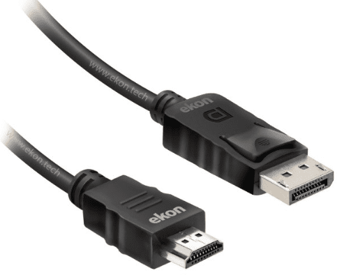SBS Ekon kabel, HDMI, DisplayPort, 1,8m, črn (ECITHDMIDPORT18K)