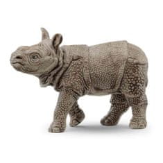 Schleich figura, indijski nosorog, mladič, 7.5 x 2.5 x 5.5 cm