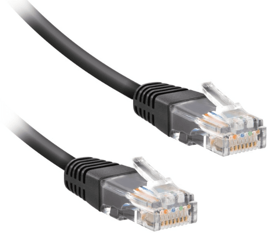 SBS Ekon omrežni kabel, Cat 5e, 10m, siv (ECITLAN5E100GY)