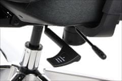 STEMA Vrtljivi pisarniški stol AKCENT/F. Sinhroni mehanizem. Črna barva.