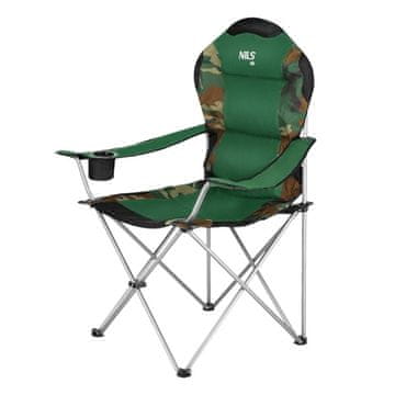 NILS CAMP zložljivi fotelj NC3080 camo