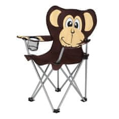NILLS CAMP otroški zložljivi stol NC3029 opica