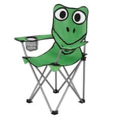 NILLS CAMP otroški zložljivi stol NC3007 žabica