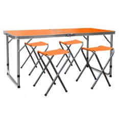 Aga Kamping zložljiv set Oranžen