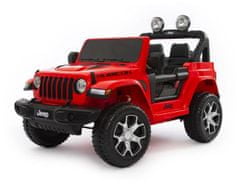 BabyCAR 12V Jeep WRANGLER RUBICON rdeč- otroški električni avto