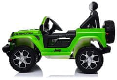 BabyCAR 12V Jeep WRANGLER RUBICON zelen- otroški električni avto