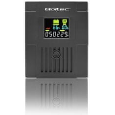 Qoltec Line Interactive UPS | Monolith | 2000VA | 1200W | LCD | USB | RJ45