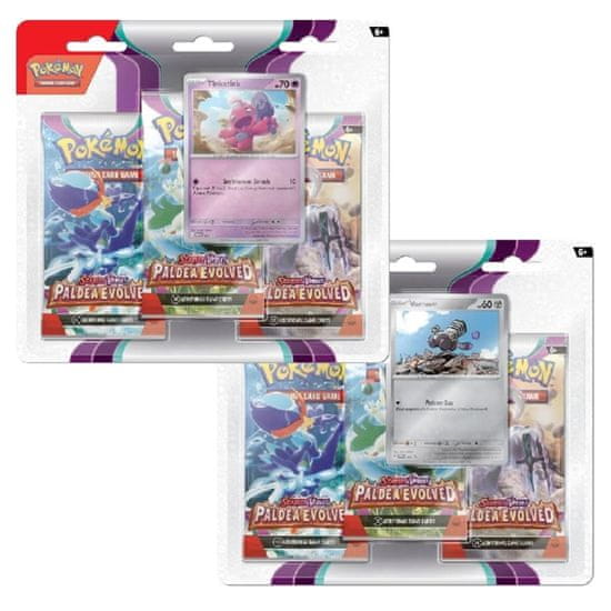 Pokémon Pokémon TCG: SV02 Paldea Evolved - 3 pack Blister