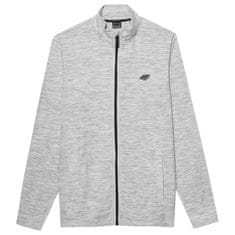 4F Športni pulover 185 - 188 cm/XXL SS23TFLEM052CHODNYJASNYSZARYMELAN