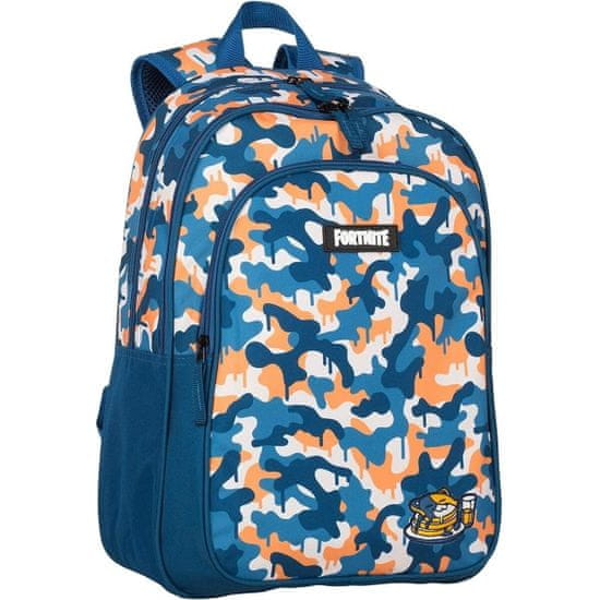 Fortnite Šolska torba Blue Camouflage, 32x42x20cm
