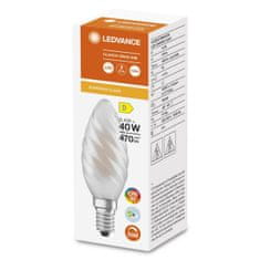 LEDVANCE Zatemnitvena LED žarnica E14 BW40 3,4W = 40W 470lm 4000K Nevtralno bela 300° CRI90 Filament Superior