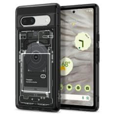 Spigen Ovitek za telefon Ultra Hybrid, zero one, črno-siv vzorec, Google Pixel 7a