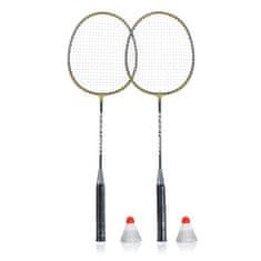 SPORT WELL SPORTWELL Set za badminton, 2 loparja in 2 košarici, kovček, V1, komplet 2