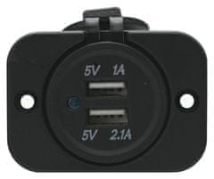 Compass Vtičnica za kompas 2x USB 2.1A