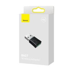 BASEUS BA07 USB bluetooth adapter 5.3, črna