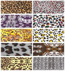 shumee FOLIJA ZA PRENOS 10 cm x 4 cm LEOPARDJA ČIPKASTA ČIPKA