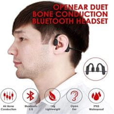 Mormark Vodotesne Športne Brezžične Slušalke s Tehnologijo Kostne Prevodnosti za tek kolesarjenje bluetooth - BONEPHONES