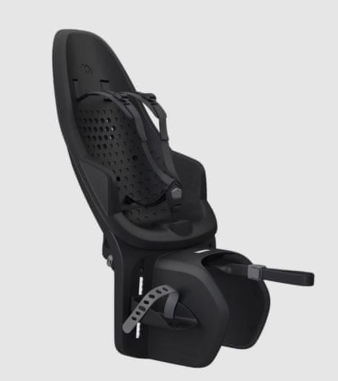 Thule Yepp 2 Maxi otroški sedež za kolo, za prtljažnik, črn