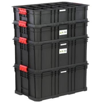 botle Komplet zabojev za orodje brez pokrova skladiščna opravila ločevanje in naročilo Modular Basic serija