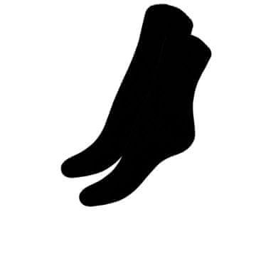 Northix Nogavice iz bambusa - črne - 2 paketa - vel. 37-40