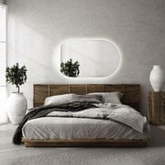 tulup.si Ovalno ogledalo z led osvetlitvijo 58x100 cm Topla svetloba