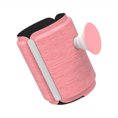 PopSockets PopThirst, nosilec za pločevinke/ pokrovček, z vgrajenim PopGrip Gen. 2, roza melanž