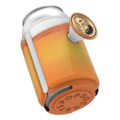 PopSockets PopThirst, držalo za pločevinke/kontejner, z vgrajenim ročajem PopGrip Gen. 2, pivo