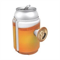 PopSockets PopThirst, držalo za pločevinke/kontejner, z vgrajenim ročajem PopGrip Gen. 2, pivo