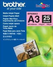 Brother BP60MA3, 25 listov A3, foto mat, 145 g