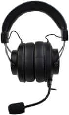 gaming slušalke ARIA Black/ slušalke/ 2x 3,5" jack/ redukcija na 1x 3,5" jack/ odstranljiv mikrofon