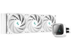 DEEPCOOL Vodni hladilnik LS720 / 3x120 mm ventilator / ARGB / Intel in AMD / bela