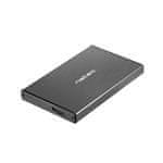 Natec Zunanji HDD box 2,5" USB 3.0 Rhino Go, črn, aluminijasto ohišje
