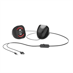 Hama zvočniki za prenosni računalnik Sonic Mobil 183, črni/rdeči