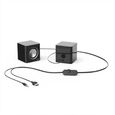 Hama Zvočniki za prenosni računalnik Sonic Mobil 185, črni/srebrni
