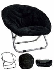Relaksacijski stol črne barve