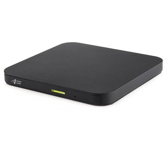 LG Hitachi- GP96YB70 / DVD-RW / zunanji / ultraslim / M-disk / USB / USB-C / črn