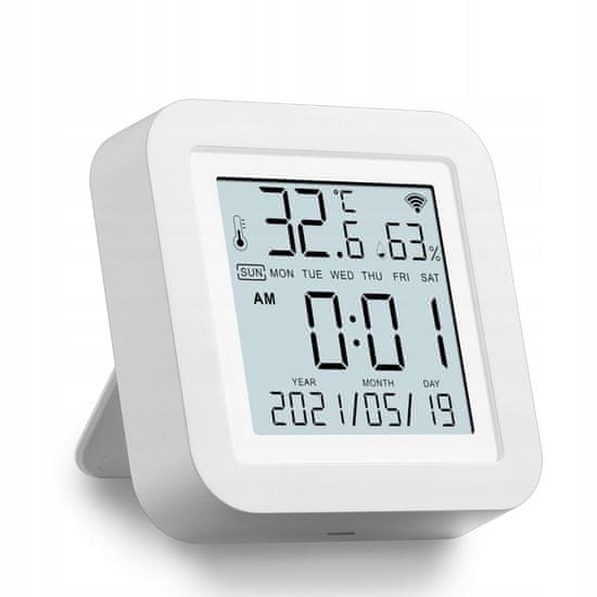 Tuya USB WiFi termometer / higrometer TUYA Google Home, Siri z LCD zaslonom