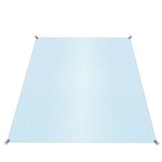 Ikonka Aga Plažna piknik odeja XXL 200x200cm Modra