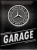 Okrasna tabla Mercedes-benz garage