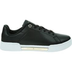 Tommy Hilfiger Čevlji črna 36 EU Court Sneaker GOLDEN8