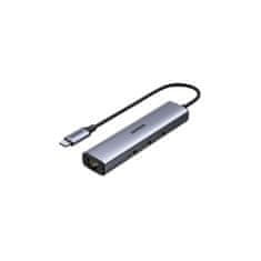 Ugreen CM475 HUB adapter USB-C v 3 x USB 3.0 + RJ45