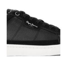 Pepe Jeans Čevlji črna 43 EU Black Barry Smart
